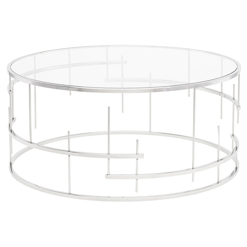 Nuevo - HGDE217 - Coffee Table - Tiffany - Silver