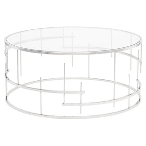 Nuevo - HGDE217 - Coffee Table - Tiffany - Silver