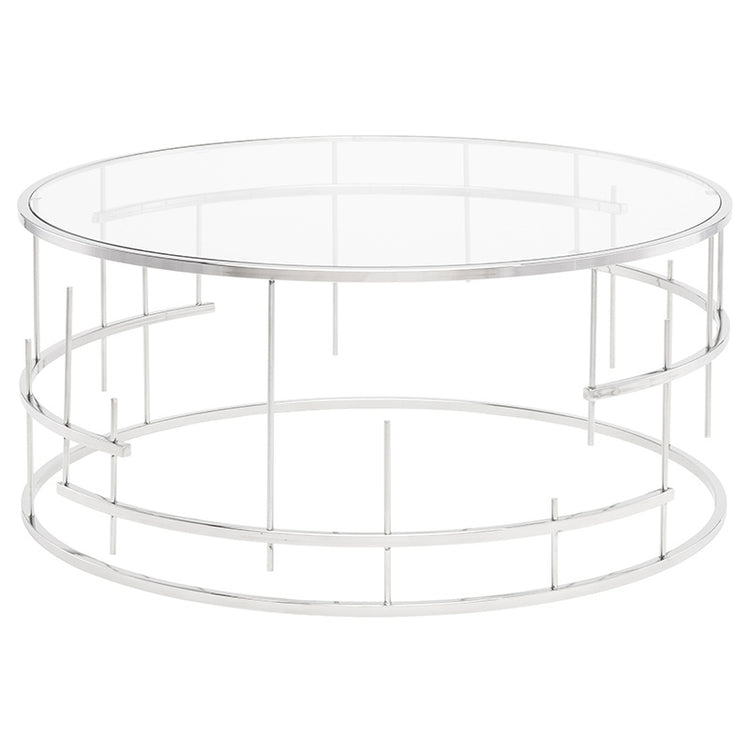 Nuevo - HGDE217 - Coffee Table - Tiffany - Silver