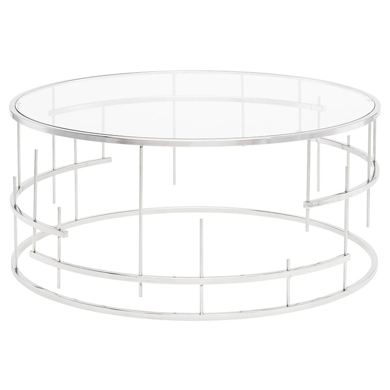 Nuevo - HGDE217 - Coffee Table - Tiffany - Silver