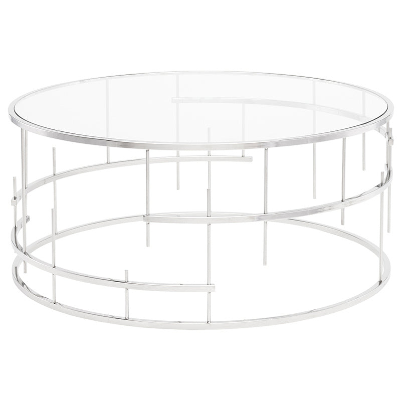 Nuevo - HGDE217 - Coffee Table - Tiffany - Silver