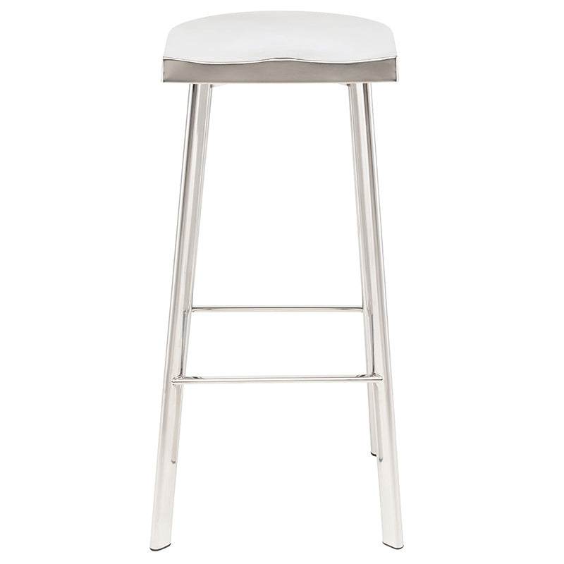 Nuevo - HGDE232 - Bar Stool - Icon - Silver