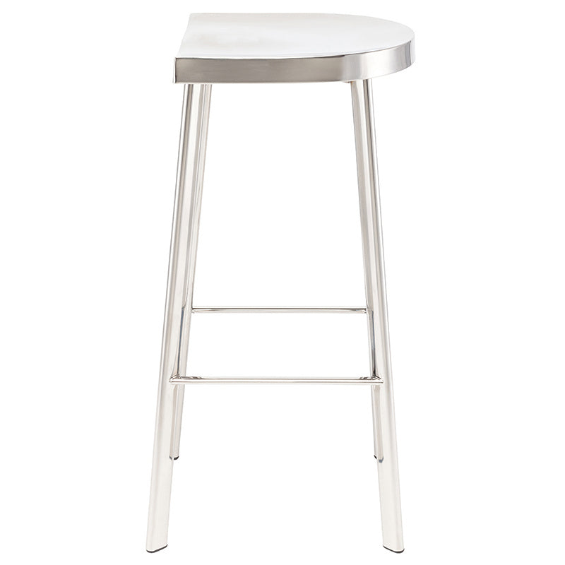 Nuevo - HGDE232 - Bar Stool - Icon - Silver