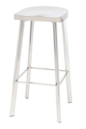 Nuevo - HGDE232 - Bar Stool - Icon - Silver