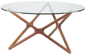 Nuevo - HGEM707 - Dining Table - Star - Walnut