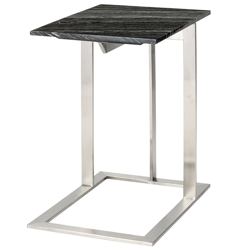 Nuevo - HGNA286 - Side Table - Dell - Black Wood Vein