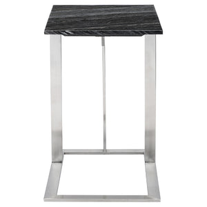 Nuevo - HGNA286 - Side Table - Dell - Black Wood Vein