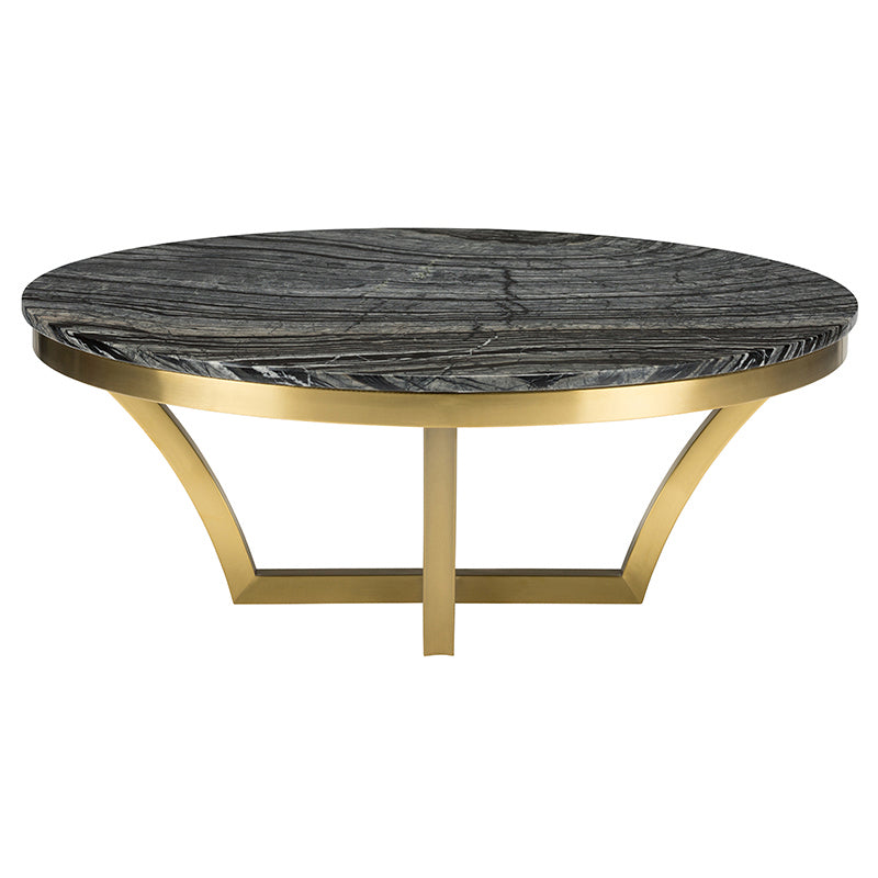 Nuevo - HGNA293 - Coffee Table - Aurora - Black Wood Vein