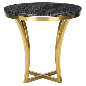 Nuevo - HGNA295 - Side Table - Aurora - Black Wood Vein