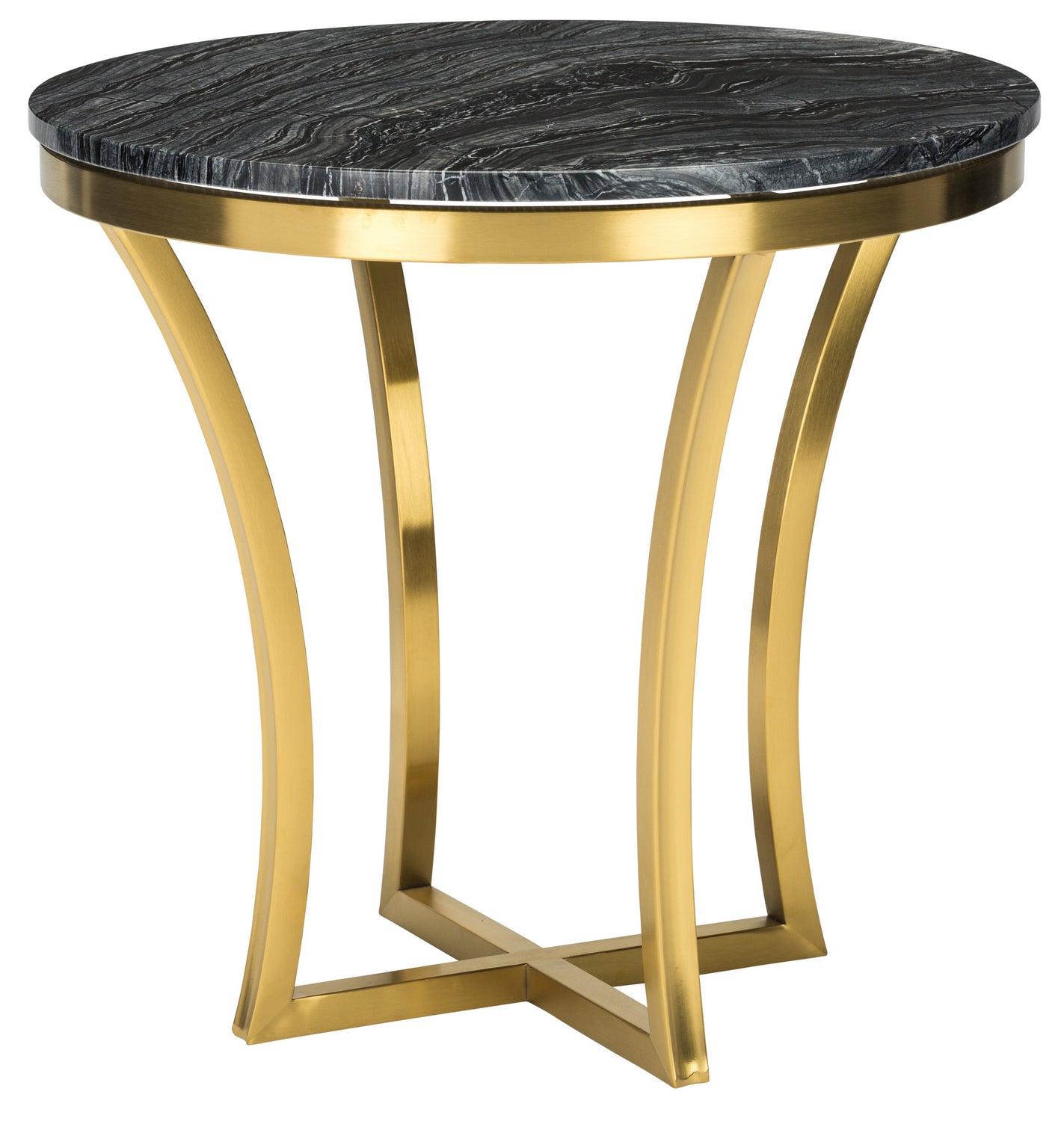 Nuevo - HGNA295 - Side Table - Aurora - Black Wood Vein