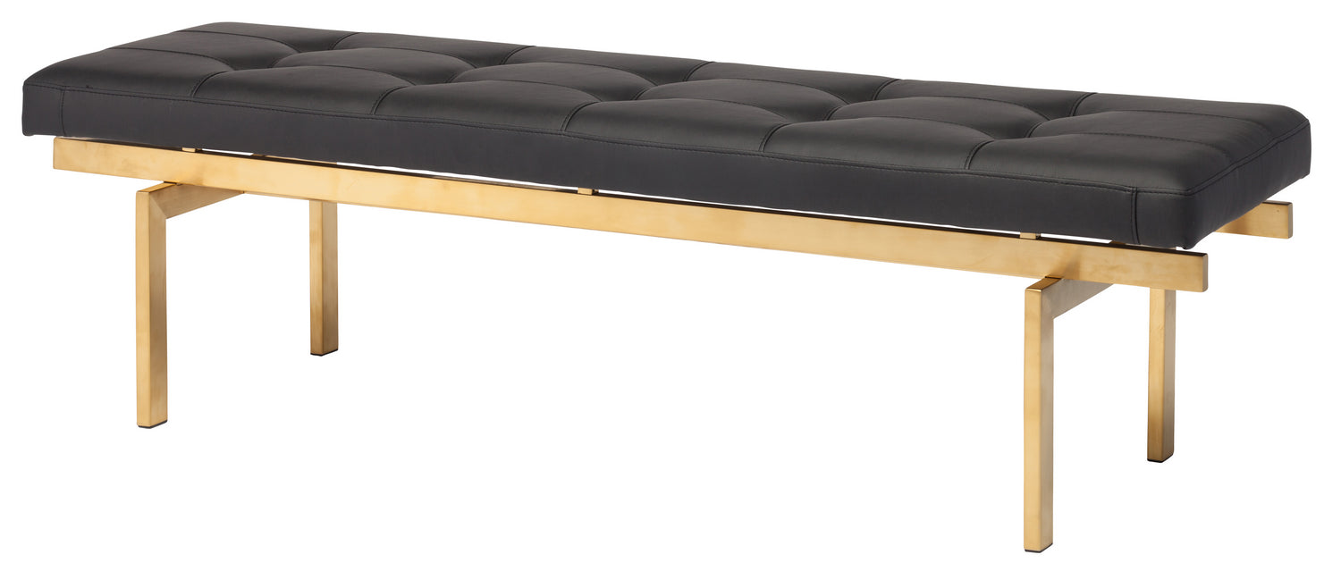 Nuevo - HGTB331 - Bench - Louve - Black