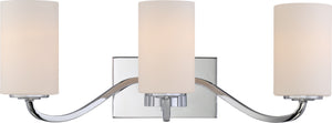 Nuvo Lighting - 60-5803 - Three Light Vanity - Willow - Polished Nickel