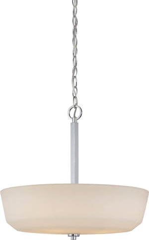 Nuvo Lighting - 60-5807 - Four Light Pendant - Willow - Polished Nickel