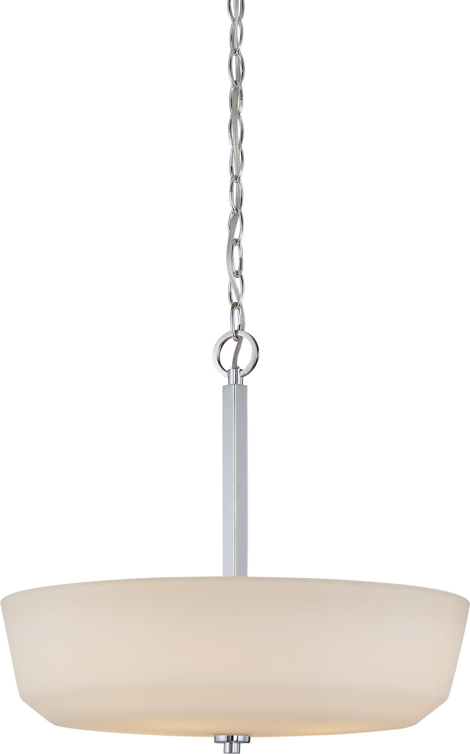 Nuvo Lighting - 60-5807 - Four Light Pendant - Willow - Polished Nickel