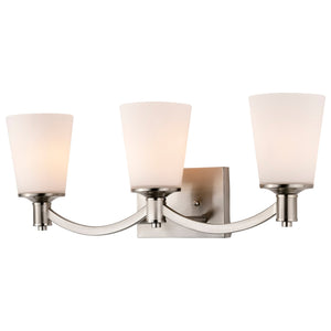 Nuvo Lighting - 60-5823 - Three Light Vanity - Laguna - Brushed Nickel