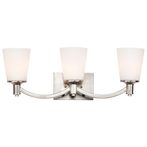 Nuvo Lighting - 60-5823 - Three Light Vanity - Laguna - Brushed Nickel