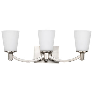 Nuvo Lighting - 60-5823 - Three Light Vanity - Laguna - Brushed Nickel