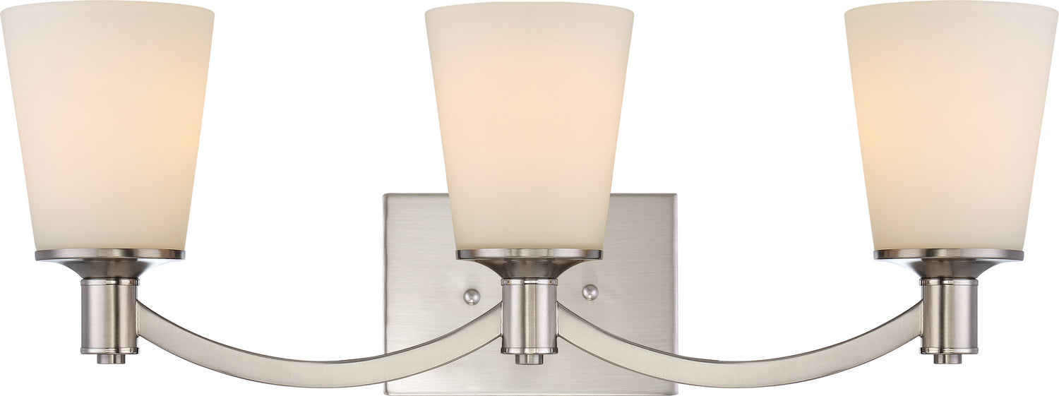 Nuvo Lighting - 60-5823 - Three Light Vanity - Laguna - Brushed Nickel