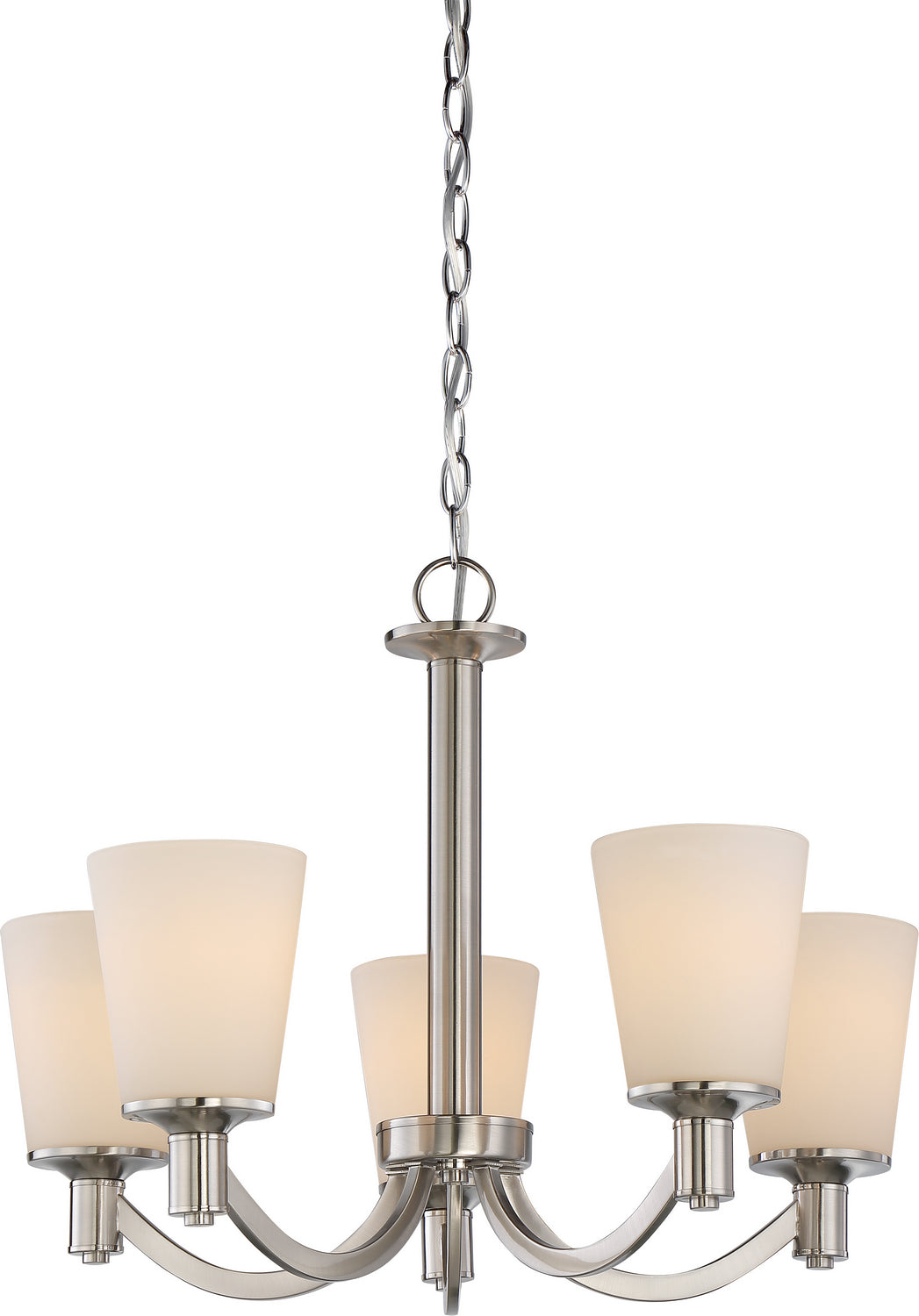 Nuvo Lighting - 60-5825 - Five Light Chandelier - Laguna - Brushed Nickel