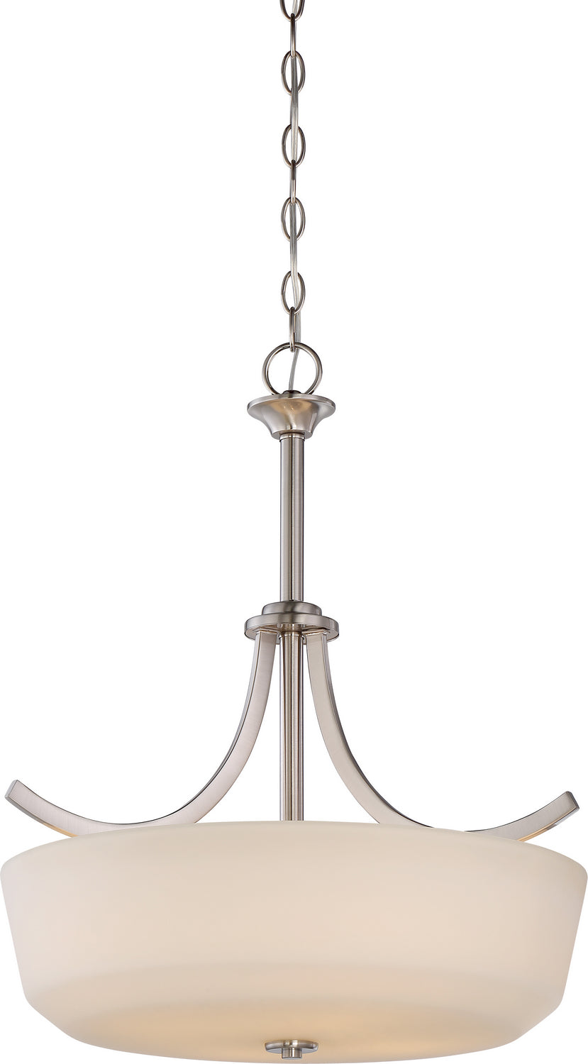 Nuvo Lighting - 60-5827 - Four Light Pendant - Laguna - Brushed Nickel