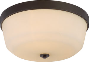 Nuvo Lighting - 60-5924 - Three Light Flush Mount - Laguna - Forest Bronze