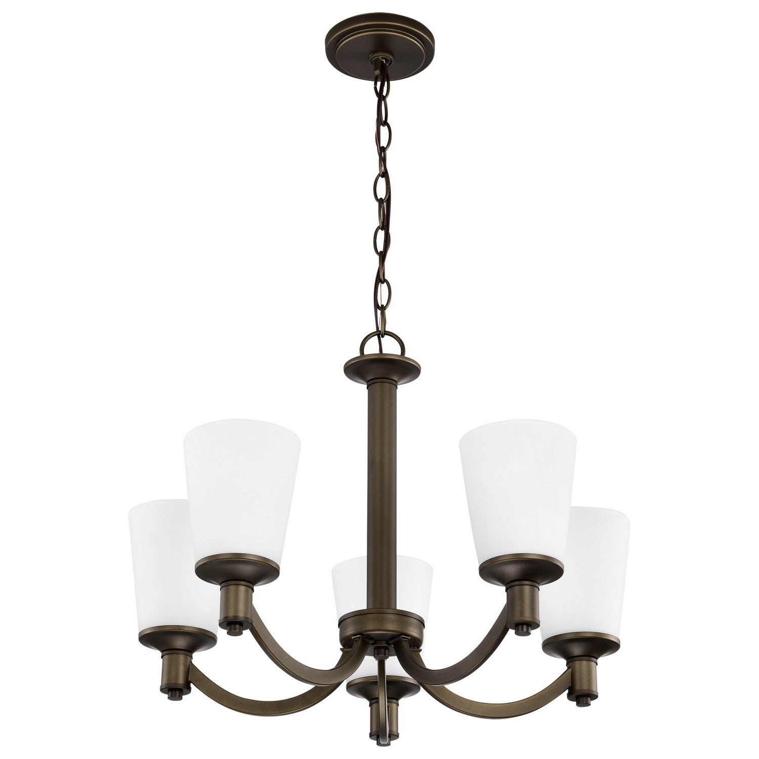 Nuvo Lighting - 60-5925 - Five Light Chandelier - Laguna - Forest Bronze