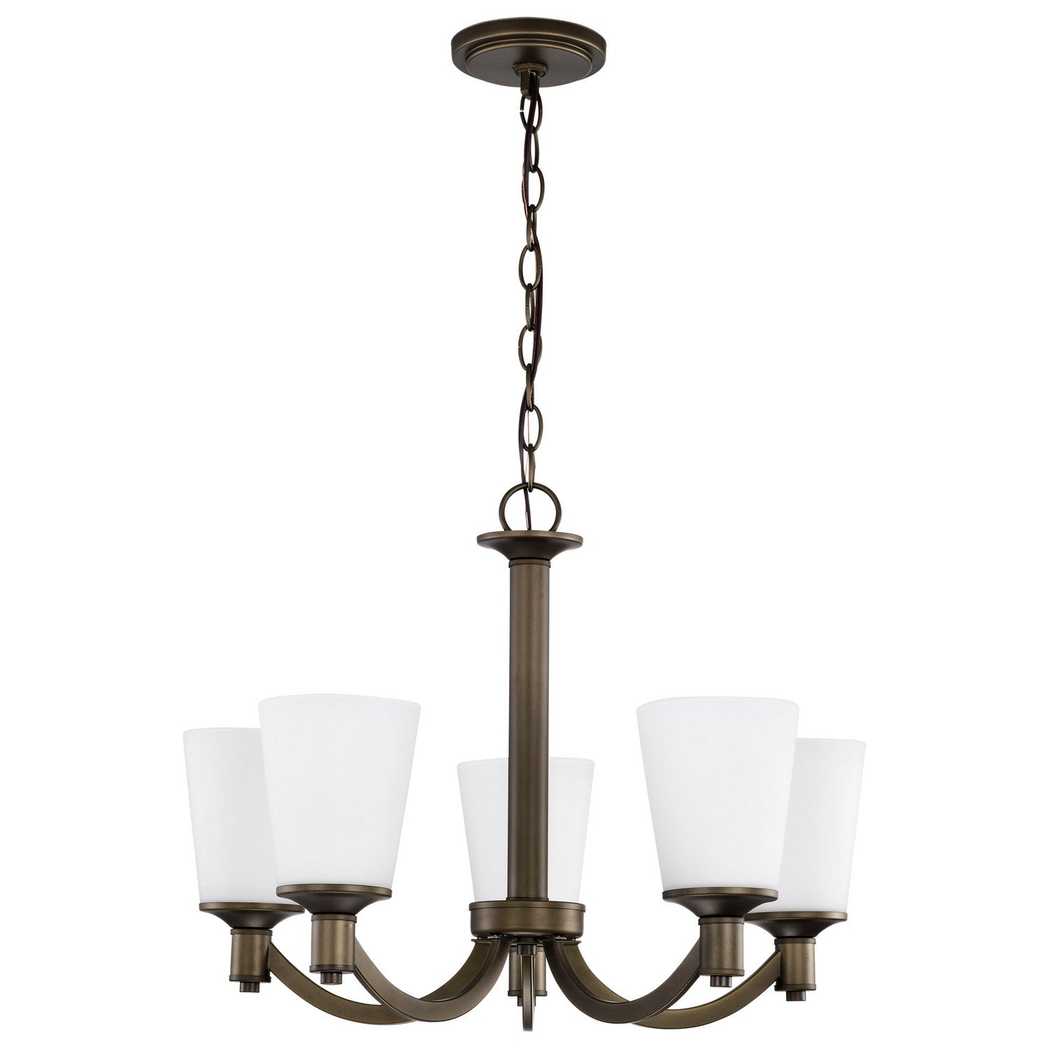 Nuvo Lighting - 60-5925 - Five Light Chandelier - Laguna - Forest Bronze