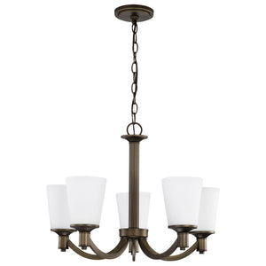 Nuvo Lighting - 60-5925 - Five Light Chandelier - Laguna - Forest Bronze