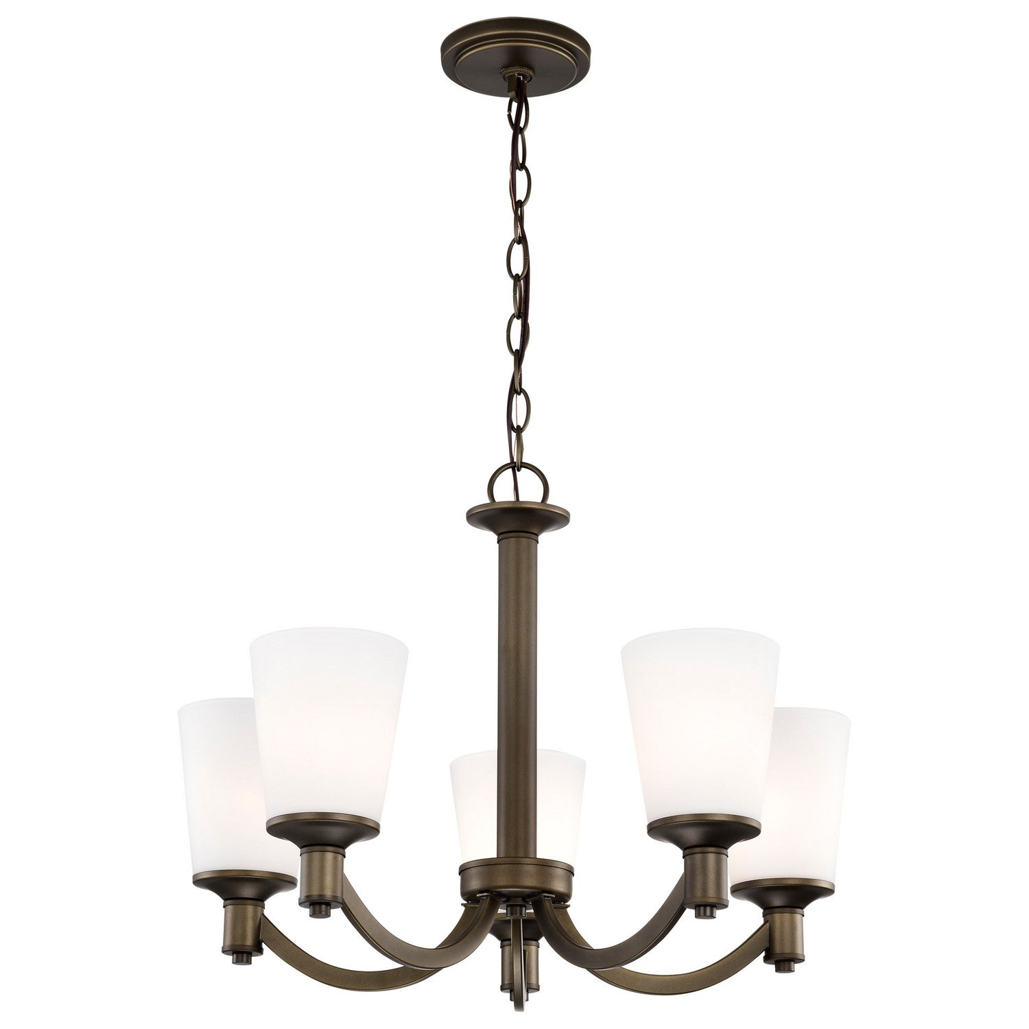 Nuvo Lighting - 60-5925 - Five Light Chandelier - Laguna - Forest Bronze