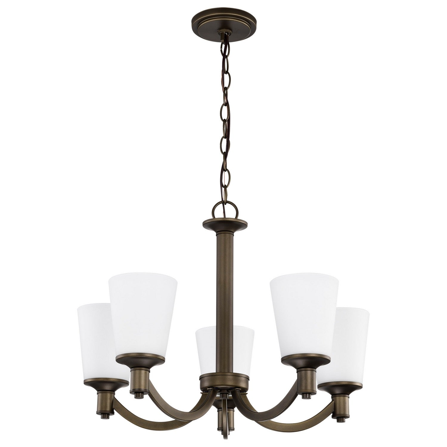 Nuvo Lighting - 60-5925 - Five Light Chandelier - Laguna - Forest Bronze