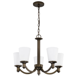 Nuvo Lighting - 60-5925 - Five Light Chandelier - Laguna - Forest Bronze