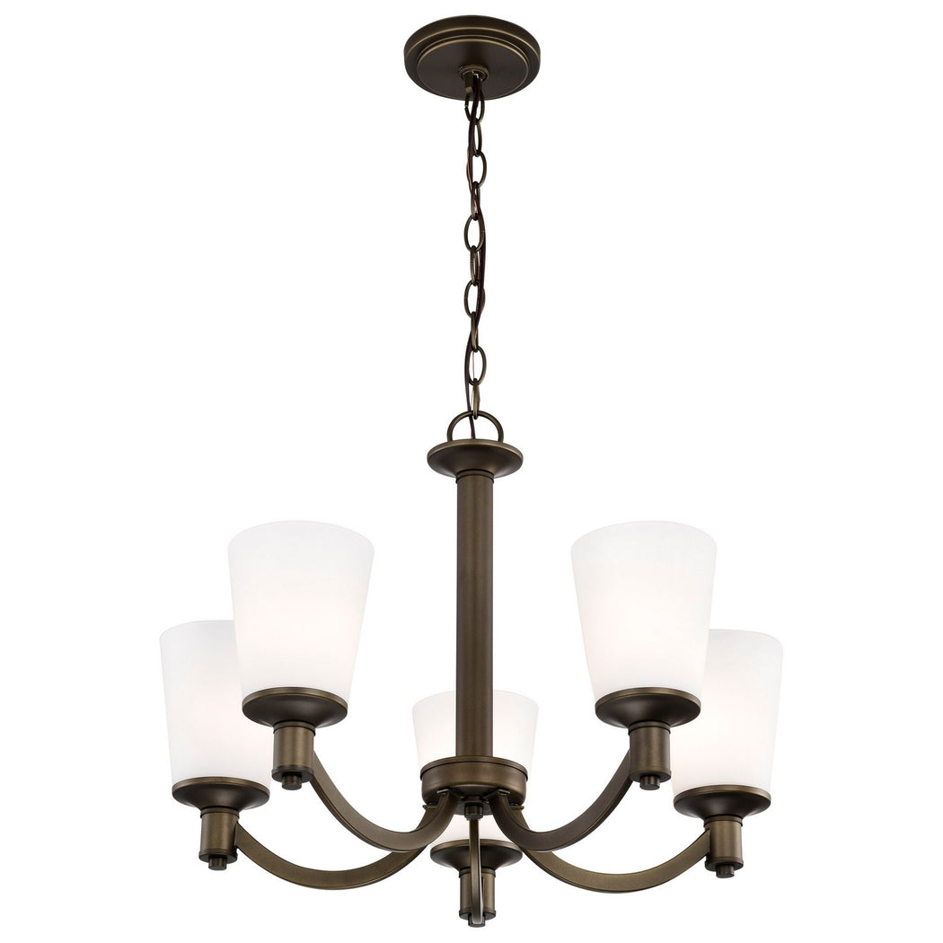 Nuvo Lighting - 60-5925 - Five Light Chandelier - Laguna - Forest Bronze