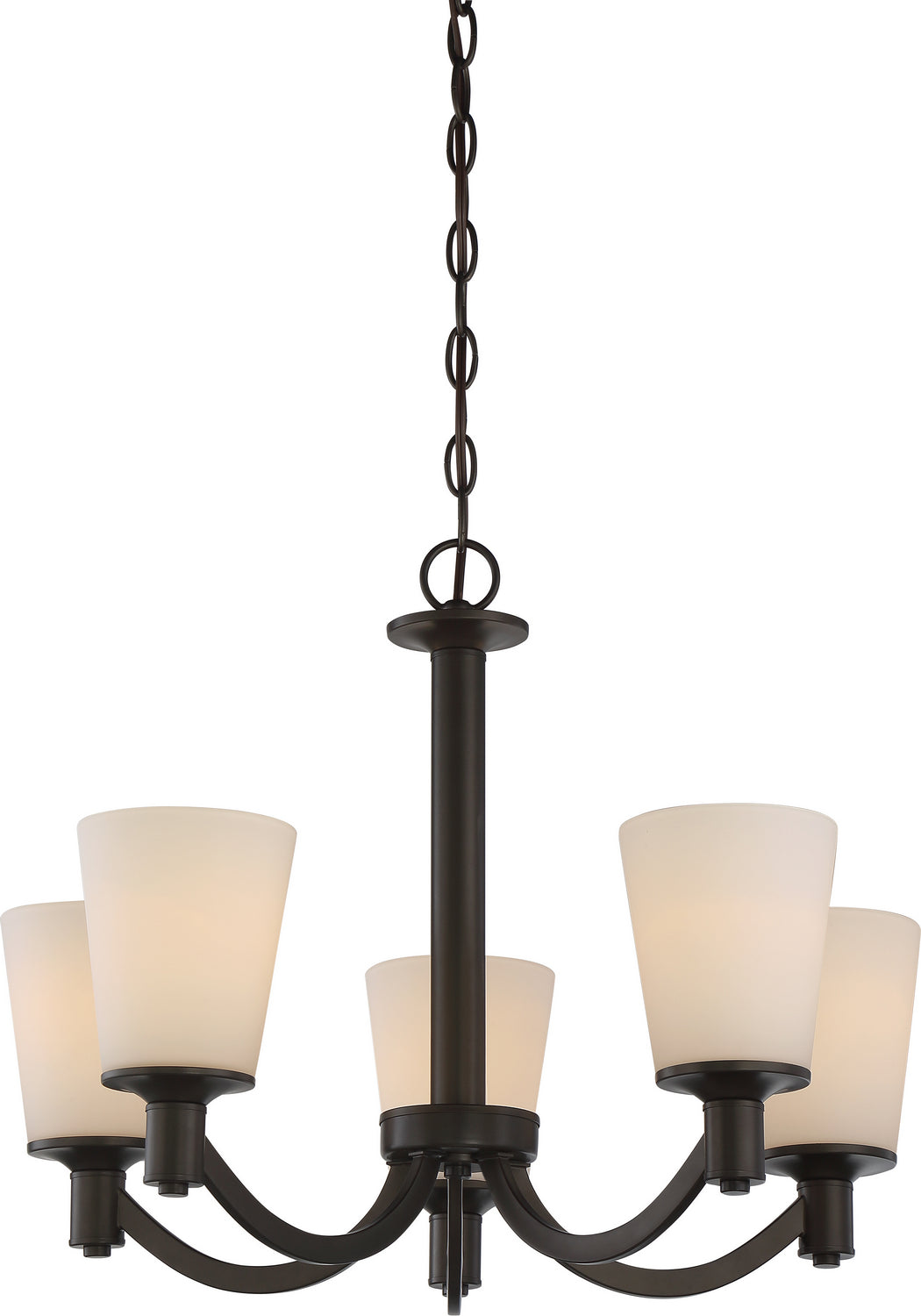 Nuvo Lighting - 60-5925 - Five Light Chandelier - Laguna - Forest Bronze