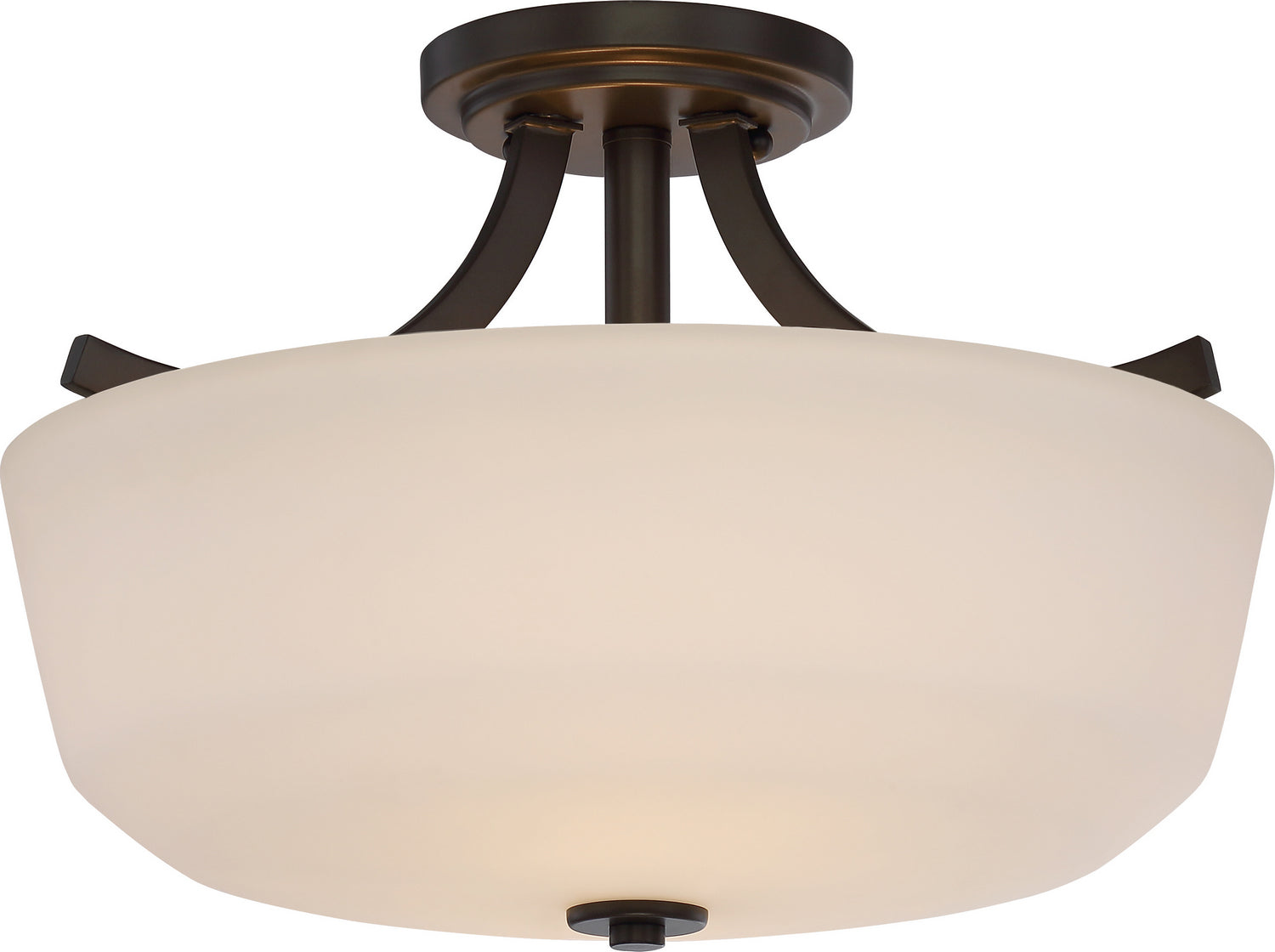 Nuvo Lighting - 60-5926 - Two Light Semi Flush Mount - Laguna - Forest Bronze