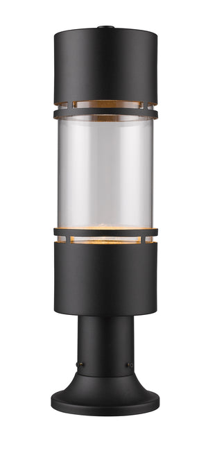 Z-Lite - 553PHB-553PM-BK-LED - LED Outdoor Pier Mounted Fixture - Luminata - Black