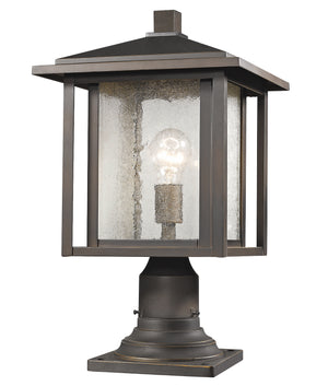 Z-Lite - 554PHB-554PM-ORB - One Light Outdoor Pier Mount - Aspen - Oil Rubbed Bronze