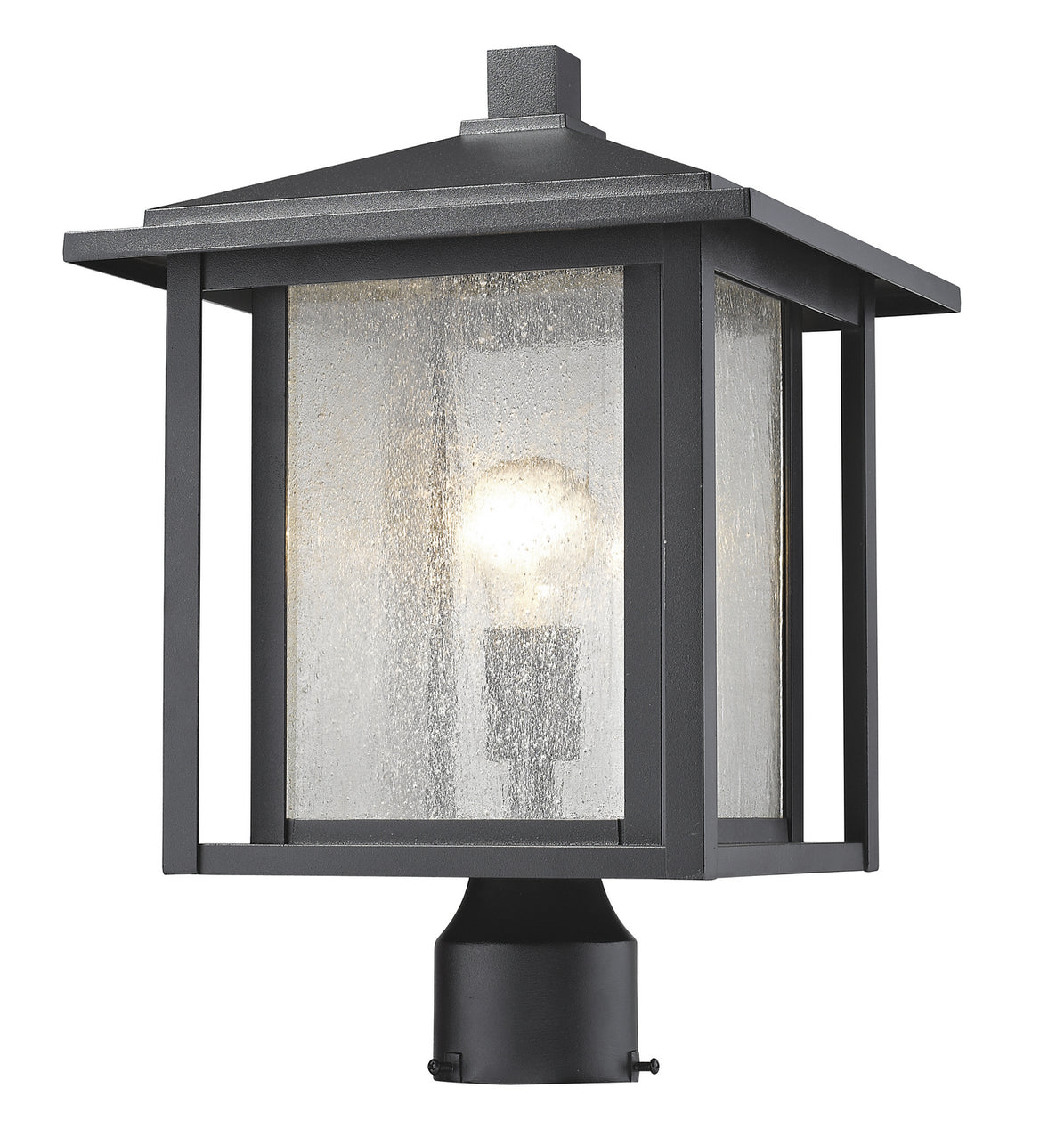 Z-Lite - 554PHB-BK - One Light Outdoor Post Mount Fixture - Aspen - Black