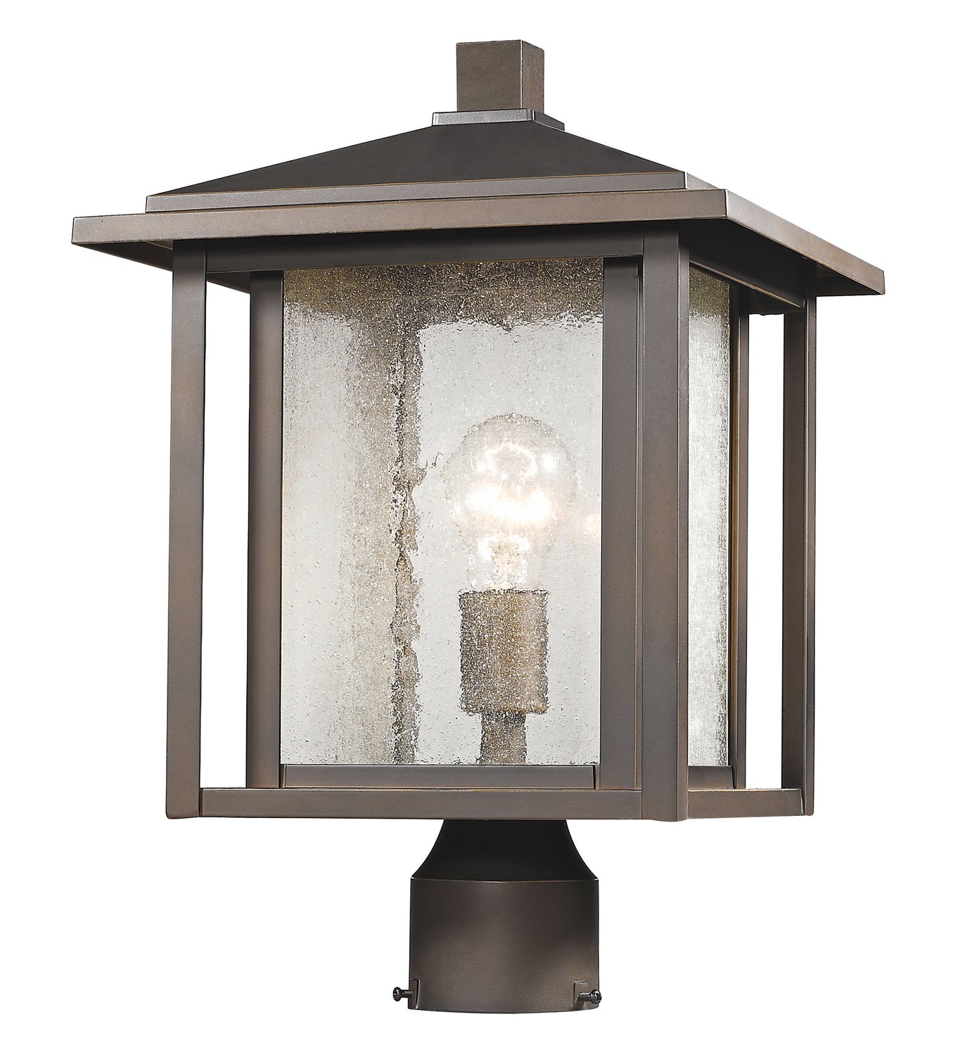 Z-Lite - 554PHB-ORB - One Light Outdoor Post Mount Fixture - Aspen - Oil Rubbed Bronze