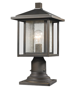 Z-Lite - 554PHM-554PM-ORB - One Light Outdoor Pier Mount - Aspen - Oil Rubbed Bronze