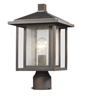 Z-Lite - 554PHM-ORB - One Light Outdoor Post Mount Fixture - Aspen - Oil Rubbed Bronze
