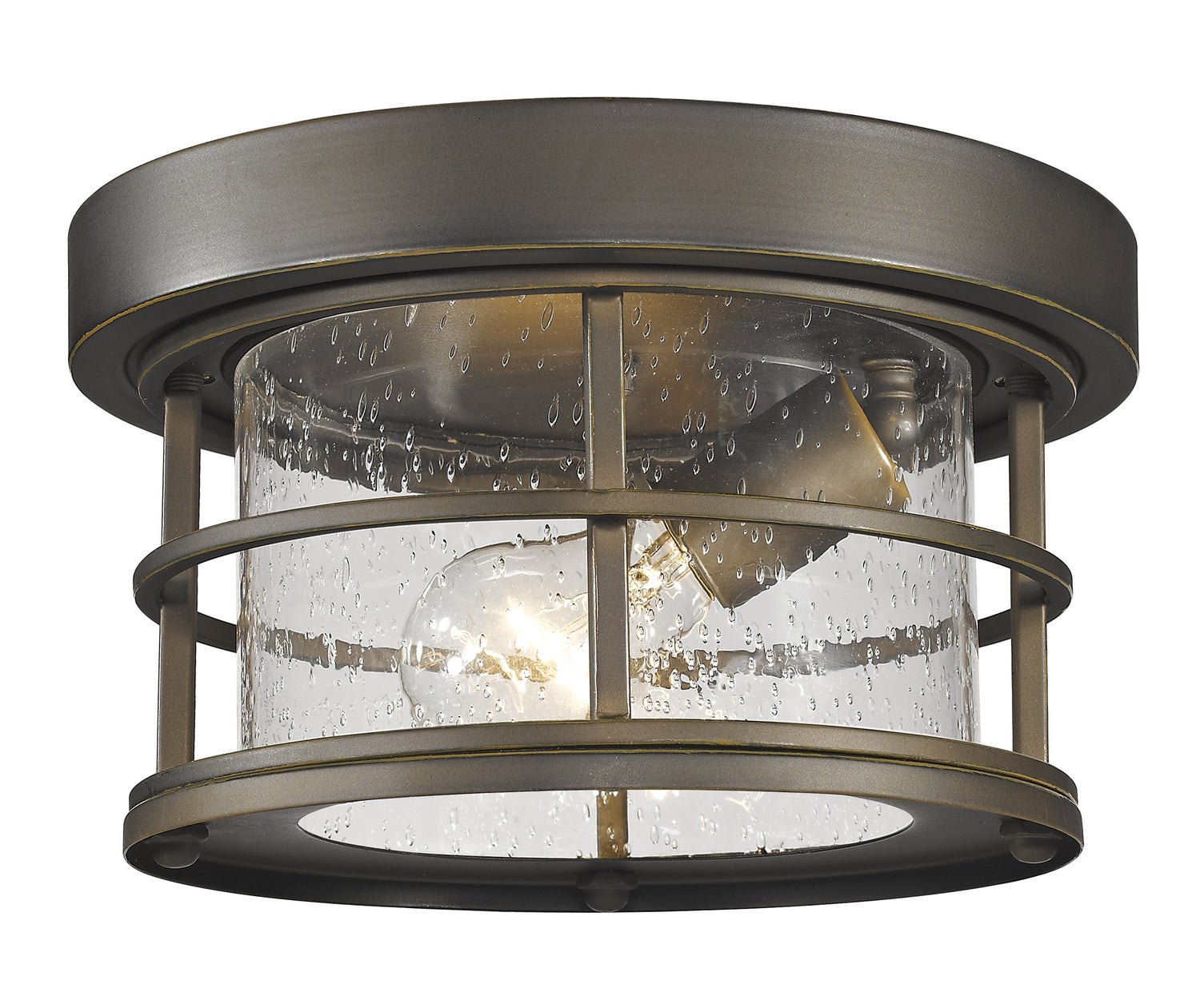 Z-Lite - 555F-ORB - One Light Outdoor Flush Mount - Exterior Additions - Oil Rubbed Bronze