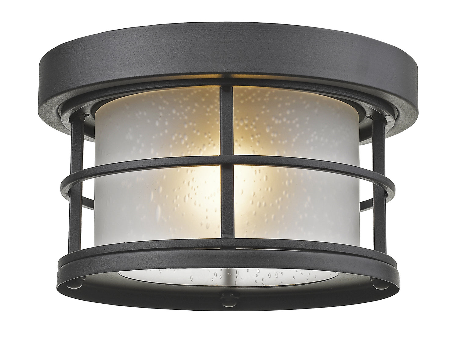 Z-Lite - 556F-BK - One Light Outdoor Flush Mount - Exterior Additions - Black