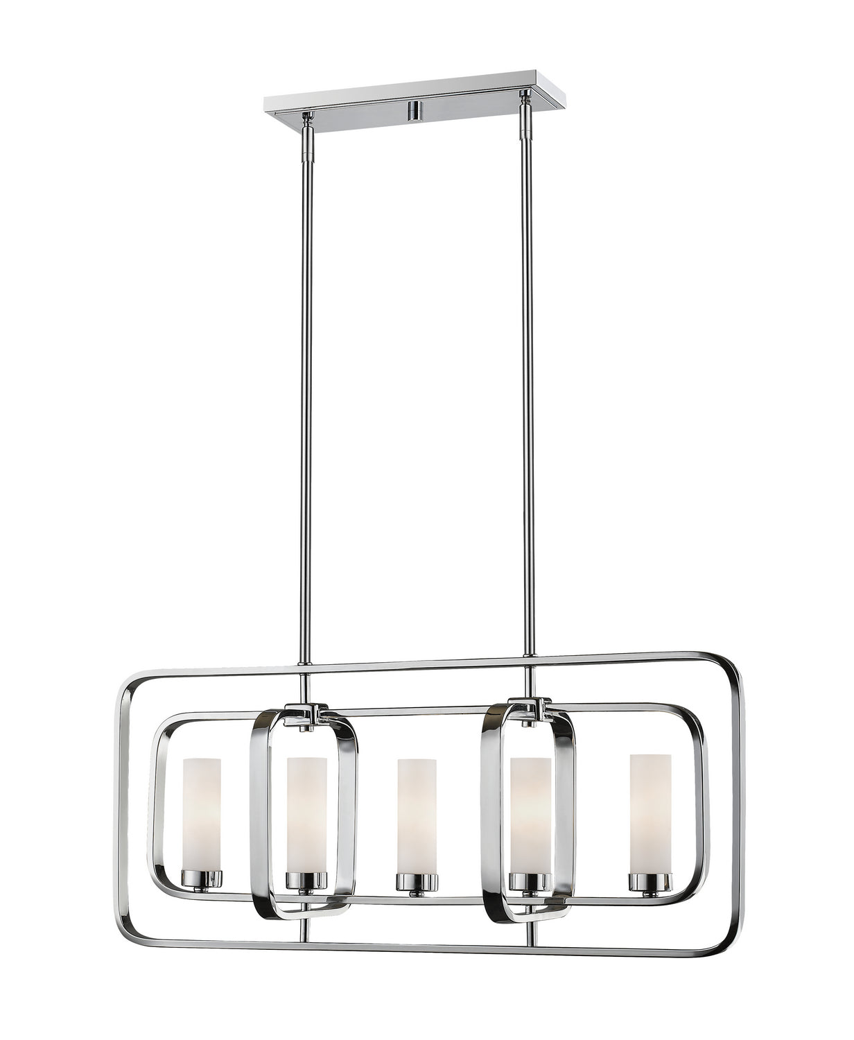 Z-Lite - 6000-5L-CH - Five Light Linear Chandelier - Aideen - Chrome