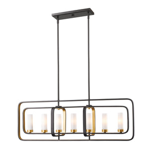 Z-Lite - 6000-7L-BZGD - Seven Light Linear Chandelier - Aideen - Bronze Gold