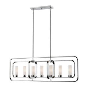 Z-Lite - 6000-7L-CH - Seven Light Linear Chandelier - Aideen - Chrome