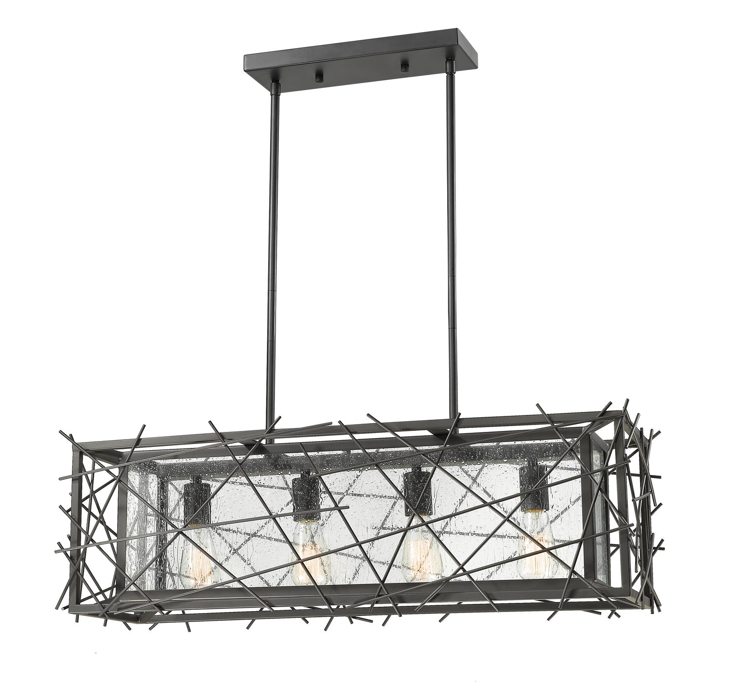 Z-Lite - 8000-4L-BRZ - Four Light Linear Chandelier - Stanwood - Bronze