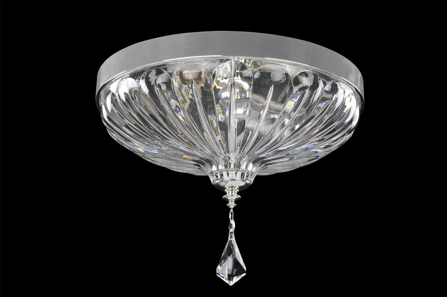 Allegri - 028540-017-FR001 - Two Light Flush Mount - Orecchini - Two Tone Silver