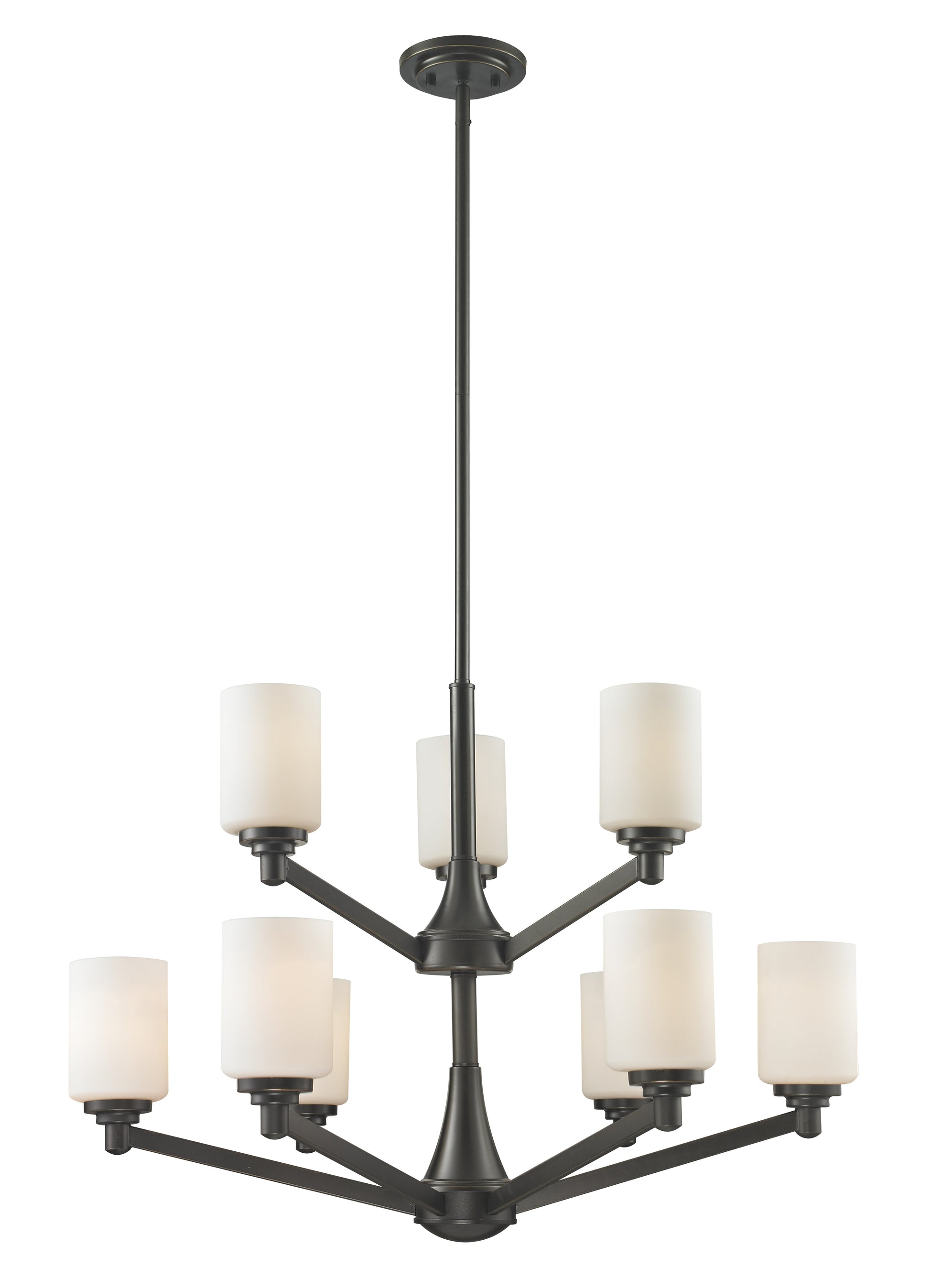 Z-Lite - 411-9 - Nine Light Chandelier - Montego - Coppery Bronze