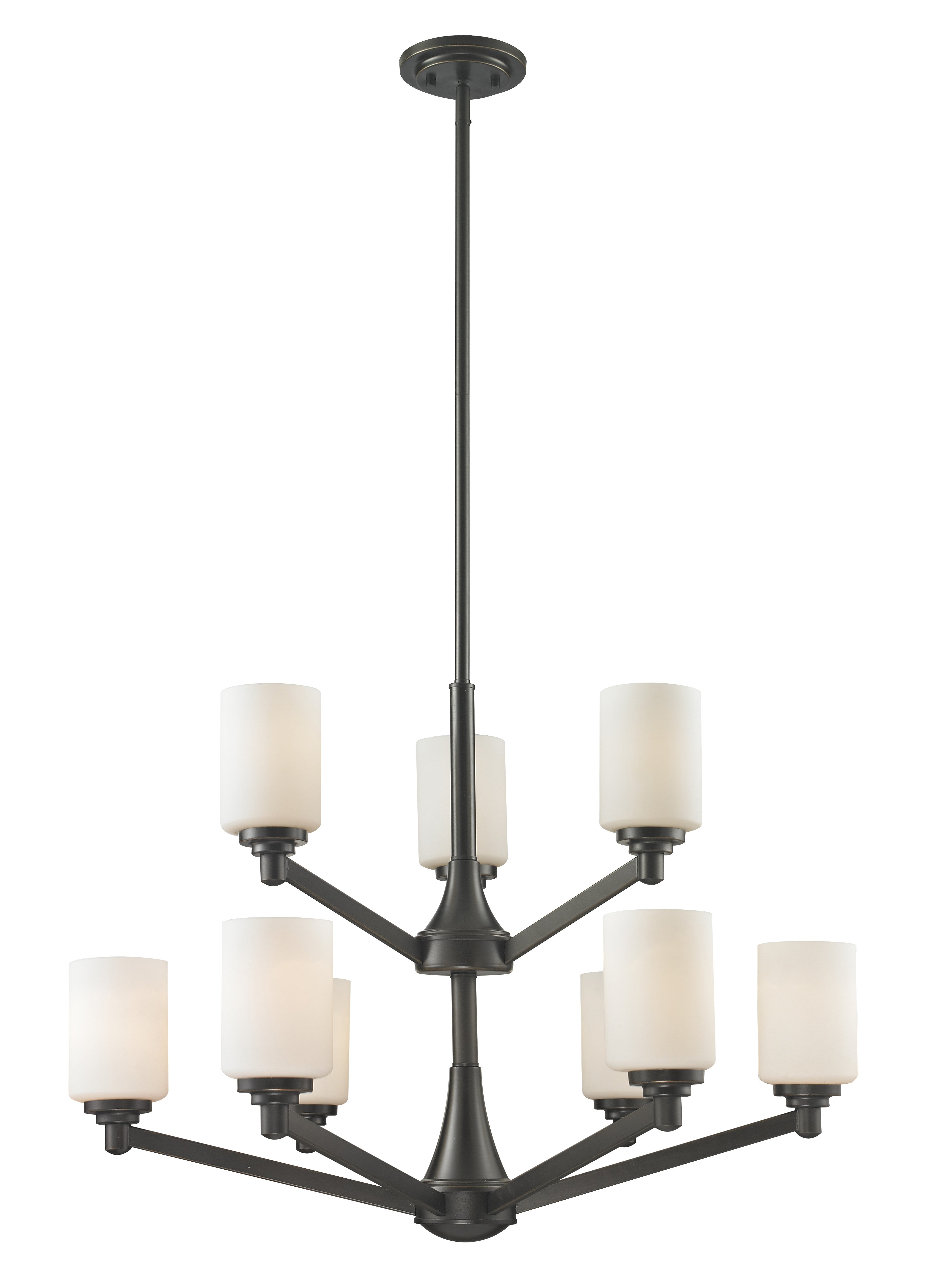 Z-Lite - 411-9 - Nine Light Chandelier - Montego - Coppery Bronze