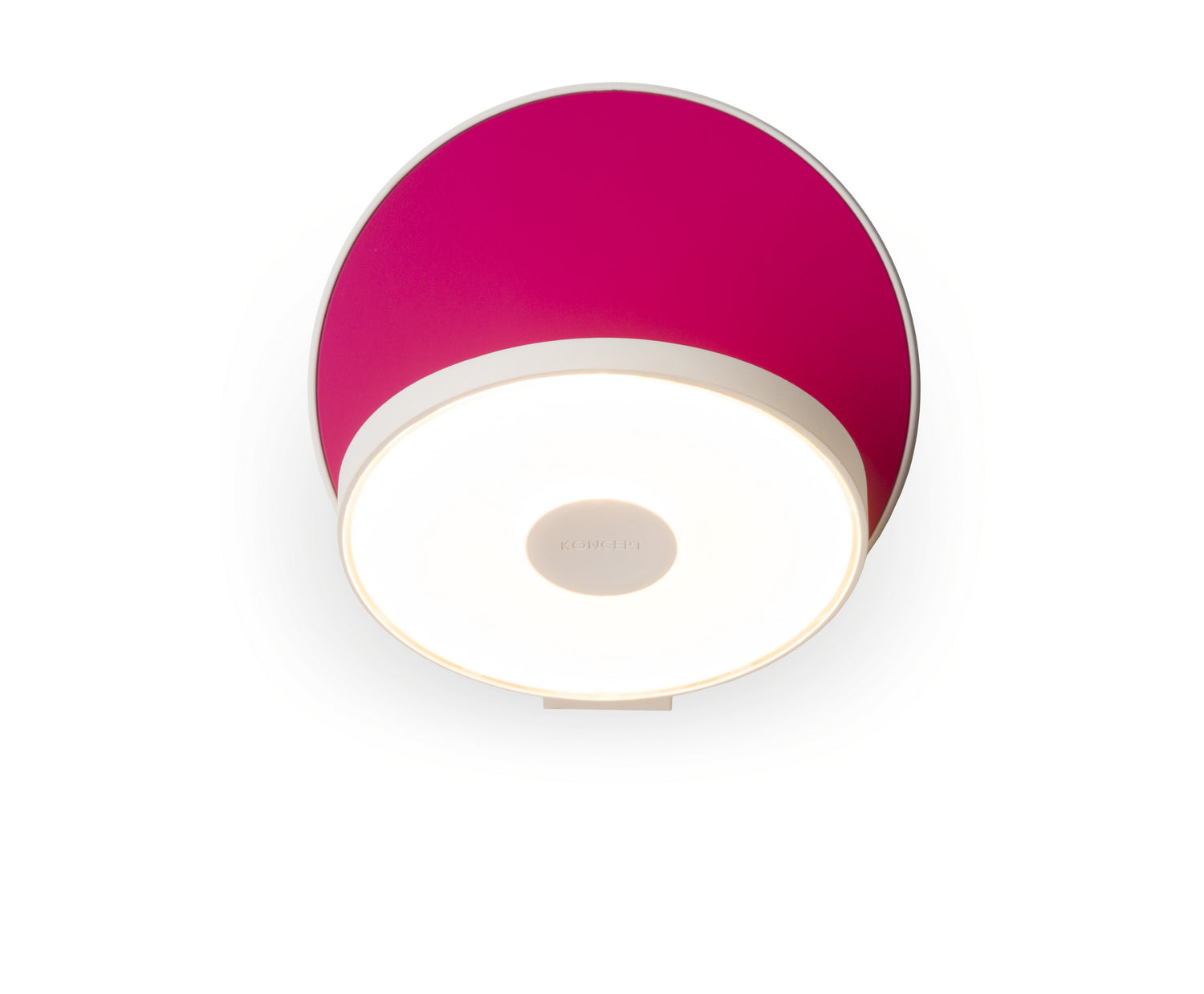 Koncept - GRW-S-MWT-MHP-HW - LED Wall Sconce - Gravy - Matte White, Matte Hot Pink